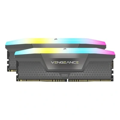 Obrázek CORSAIR Sada pro zesílení světla Vengeance RGB DDR5 (bez fyzické paměti) šedá