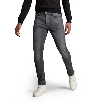 Obrázek G STAR RAW pánské 3301 Slim Jeans, Šedá (Dk Aged Cobler 51001 7863 3143)