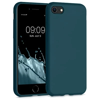 Obrázek kalibri pouzdro kompatibilní s Apple iPhone SE (2022) / (2020) 8 7 na mobil petrolejové matné
