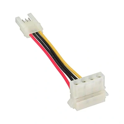 Obrázek InLine 26622 napájecí adaptér, 8,89 cm (3,5&quot;) zdířka na 13,34 (5,25&quot;) konektor zahnutý, 6
