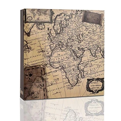 Obrázek ARPAN Fotoalbum, Einstecktasche, Memo Foto, für 200 x 4 6 Zoll große Bilder (alte Karte)