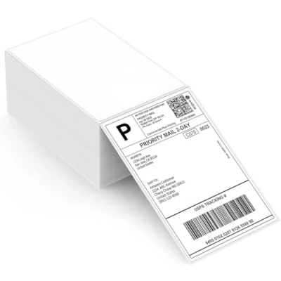 Obrázek MUNBYN Versandaufkleber 4x6 DHL Etiketten (500 Stück 10.2 x 15.2 cm) Thermopapier Versandetiketten für Labeldrucker 4XL Wasserfester Papier, BPA/BPS frei