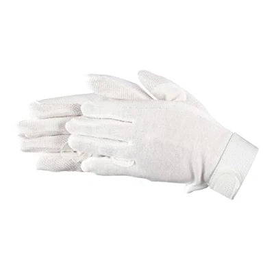 Obrázek Pfiff 011318 Unisex rukavice bavlna, jezdecké rukavice, bílé (bílé), L