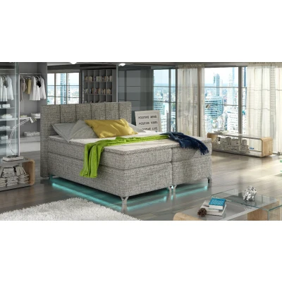 Obrázek Boxspring Basilio 180x200 s LED podsvícením Materiál / Dekor: Berlin 01