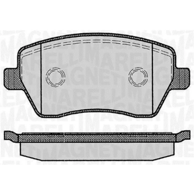 Obrázek Magneti Marelli 363916060347 kotouč brzdové obložení