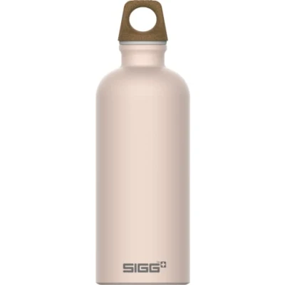 Obrázek SIGG Hliníková láhev na pití Traveller MyPlanet Journey certifikováno klimaticky neutrální sycené nápoje zabezpečené proti vytečení lehké jako pírko bez BPA outdoor &amp; jóga matná bílá