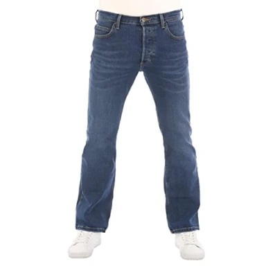 Obrázek Lee pánské džíny Bootcut Denver kalhoty modré džínové bavlna Stretch Denim Blue w30 w31 w32 w33 w34 w36 w38 w40 w42 w44, Aged Alva (Lss1hdbf3)