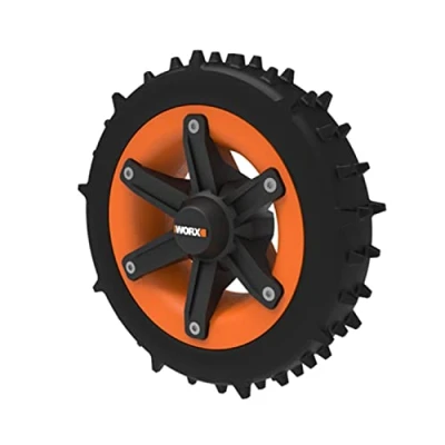 Obrázek WORX WA0955 L kola pro robotické sekačky Landroid Offroad lepší jízdní vlastnosti originální přídavné potrubí od kompatibilní s WR147E.1, WR148E a WR153E, WR155E (po roce 2020)
