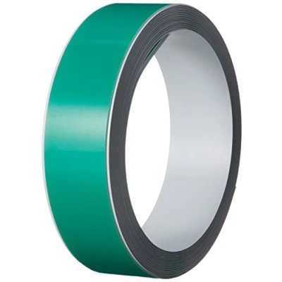 Obrázek Durable 471502 magnetický pásek (samolepicí, 3,5 cm x 500 cm) bílý se zelenou ochrannou fólií