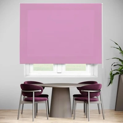 Obrázek Blindecor Ara Lichtdurchlässiges Rollo Dunkelviolett 120 x 175 cm (BxH) Stoffgröße 117 170 Rollos für fenster
