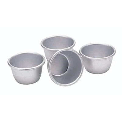 Obrázek Kitchen Craft Mini Pro pudink tvar, eloxovaný, 7,5 cm, 4dílná sada