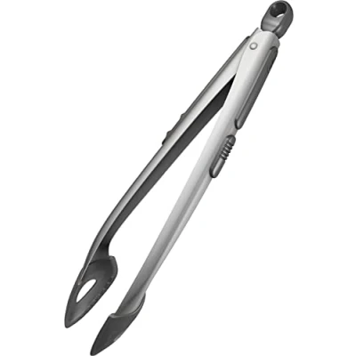 Obrázek Zyliss E42033 kuchyňské kleště, 38 cm, kleště na potraviny/kleště grilování se silikonovými hroty, záruka 5 let