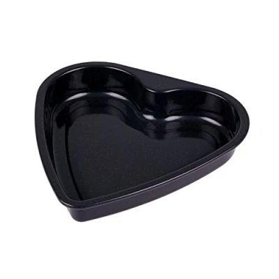 Obrázek chg 3397 46 Pečicí forma ve tvaru srdce smalt, cca 26 x 4 cm