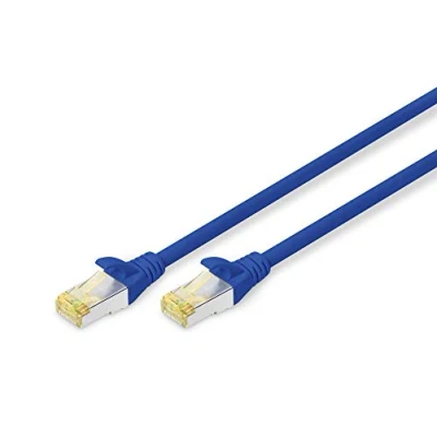 Obrázek DIGITUS LAN kabel Cat 6A 7 m RJ45 síťový nádobí S/FTP kompatibilní s 6 &amp; modrý