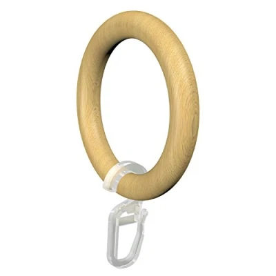Obrázek Flair Deco prstence s Faltenhaken, Dřevo, modrá, 57 x 41 mm, 16