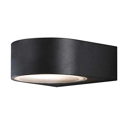 Obrázek Konstsmide Teramo 7510 750 Nástěnné svítidlo B: 17 cm H: 18,5 v: 7 cm/1 X 40 W/IP44/lakovaný hliník/matný černý