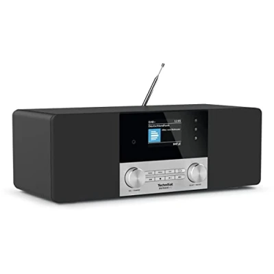 Obrázek TechniSat DIGITRADIO 4 C Stereo digitální rádio (DAB+, UKW, barevný displej, Bluetooth Audiostreaming, konektor na sluchátka, vstup AUX, rádiový budík, OLED 20 wattů RMS, reproduktor Elac )