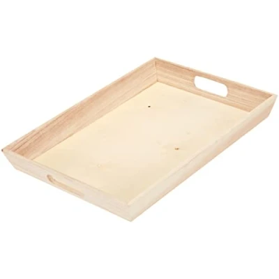 Obrázek Artemio VIPB2535 Tablett, rechteckig, Holz, Beige, 25 x 35 4,5 cm