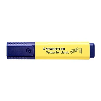 Obrázek STAEDTLER 364 C 100 Textsurfer classic Pastell Textmarker (hohe Qualität Made in Germany, mit großem Tintenspeicher für extra lange Markierleistung) 10er Schachtel sonnengelb