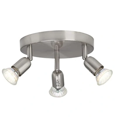 Obrázek BRILLIANT Lampa Loona LED Spotrondell 3flg železo 3 x PAR51, GU10, 3W reflektorové žárovky včetně (250 lm, 3000 K) hlavy otočné
