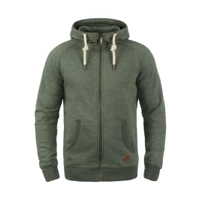 Obrázek Solid Sdvitu Mikina na zip, Muži, Velikost: XL, Olive