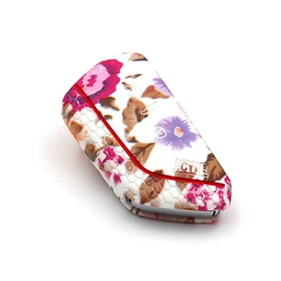 Obrázek Kryt na klíče VF pro 3 tlačítka Auto Klíč Silikon Cover pouzdro Etui Ochranné (květinový vzor)