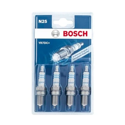 Obrázek Bosch Automotive YR7DC+ (N25) Zapalovací svíčky nikl 4dílná sada