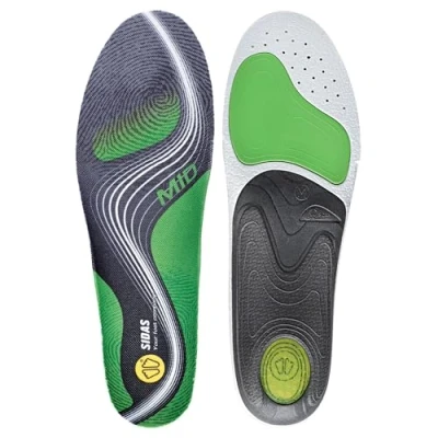 Obrázek Sidas Unisex 3feet Activ&#039; střední vložky do podrážky, Green Black, Large EU