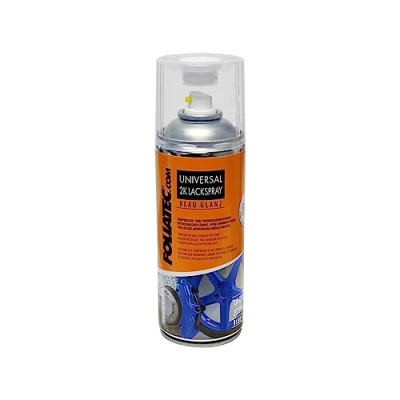 Obrázek Foliatec Universal 2K lak ve spreji sprej odolný vůči teplu, modrý lesklý, 400 ml