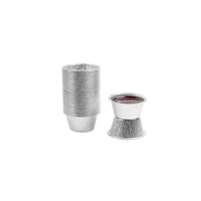 Obrázek contital 15 va0510 Packungen 100 Auffangschalen Aluminium, silber