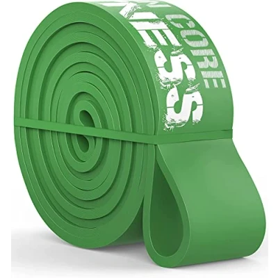 Obrázek 2354 kg Zelené odporové pásy silový trénink, Pull Up pás, posilovací fitness shyby, tréninkový gymnastický elastická guma, sportovní pásky, pomůcka