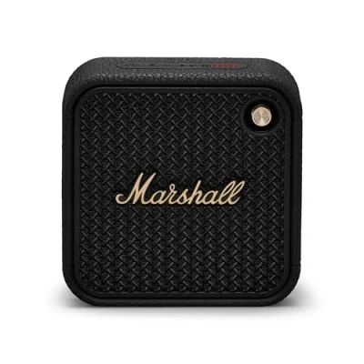 Obrázek Marshall Willen II Bluetooth Lautsprecher, kabellos, über 17+ Stunden Spielzeit, wasserdicht nach IP67 Schwarz und Messing