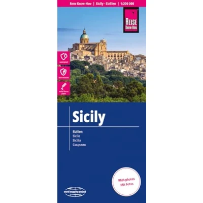 Obrázek Reise Know How Landkarte Sizilien / Sicily (1:200.000): reiß und wasserfest (world mapping project)