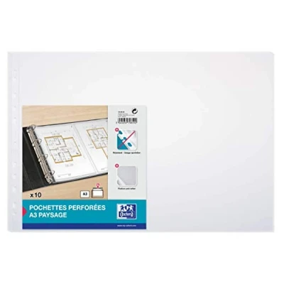 Obrázek Elba 100206863 prospektové pouzdro, DIN A3 na šířku, PP, 0,09 mm, neoslňující