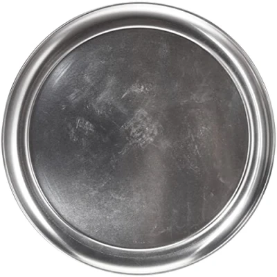 Obrázek Garcia de Pou Flache Pizza Teller, 28 cm Durchmesser, Aluminium, silber, x 30