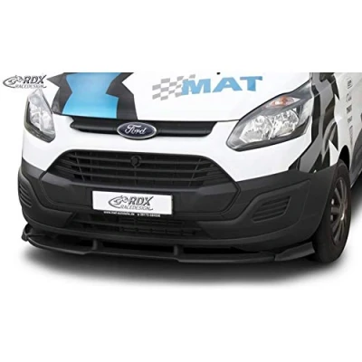 Obrázek RDX přední spoiler VARIO X Transit Custom / Tourneo 2012+ hrana nástavec spoileru, nelakované