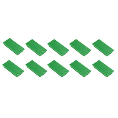 Obrázek FRANKEN magnety obdélníkové, 10 kusů, vysoce kvalitní pro kancelář, domácnost, dílnu, ideální bílé tabule, chladničky, plantáže nebo vitríny, 23 x 50 mm, zelená, HM2350 02
