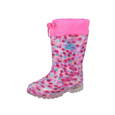 Obrázek LICO Power Blinky Holínky pro děti, Velikost: 28, Pink/rosa/türkis boty