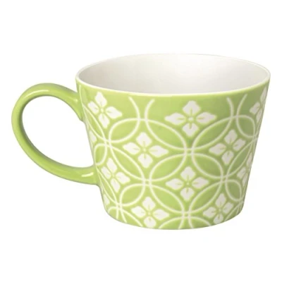 Obrázek Excelsa Etnika Jumbo hrnek, 415 ml, z porcelánu, barva zelená, velikost. 11 x 8 cm