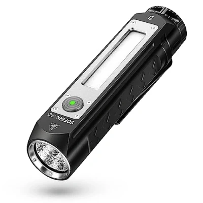 Obrázek sofirn IF23 LED kapesní svítilna 4000 lumenů, vícebarevná výkonná dobíjecí USB C super jasná s 8 režimy jasu pro kempování, rybaření, venkovní vyhledávání