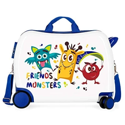 Obrázek Roll Road Little Me Kinder Koffer Mehrfarbig 50x38x20 cms Hartschalen ABS Kombinationsschloss 34L 2,1Kgs 4 Räder Handgepäck