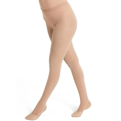 Obrázek balet punčocháče taneční Convertible pro dámy s pata otvor Od Capezio xxl