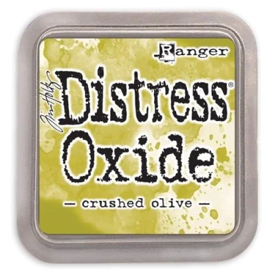 Obrázek Tim Holtz Distress Oxides Crushed olive Release 4
