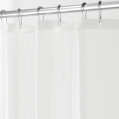Obrázek iDesign 3. 0 Liner Futter für Duschvorhang 183,0 cm x velký závěs z PEVA odolného proti plísním s dvanácti očky, průhledný