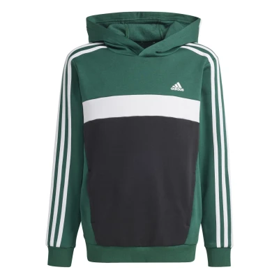 Obrázek Dětská Mikina Adidas J 3S Tib FL HD Iy1786 Zelená