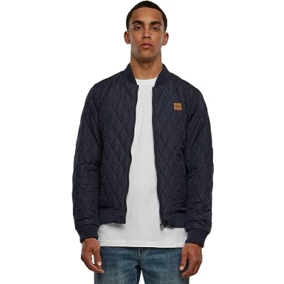 Obrázek Urban Classics Diamond Quilt Jacket Bomber bunda, Muži, Velikost: 5XL, Navy