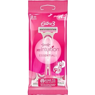 Obrázek Wilkinson jednorázový holicí strojek pro ženy Extra 3 Beauty, 4 kusy