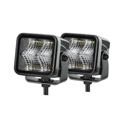 Obrázek HELLA LED přídavný světlomet Black Magic Cube sada 2,7 palce 1400 pravý lumen reflektorové světlo: 2 ks čtvercové Offroad pracovní 12V 24V pro auto SUV ATV Motocykl 1FA 358 176 801