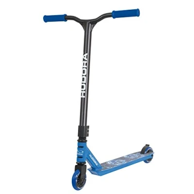 Obrázek HUDORA Stuntscooter XQ12 koloběžka pro děti od 6 let 360 stupňů řízení extra robustnost Stunt Scooter s nosností 100 kg modrá 14025