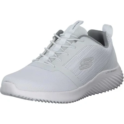 Obrázek Skechers Pánské Bounder Sneaker, White Mesh Pu Trim